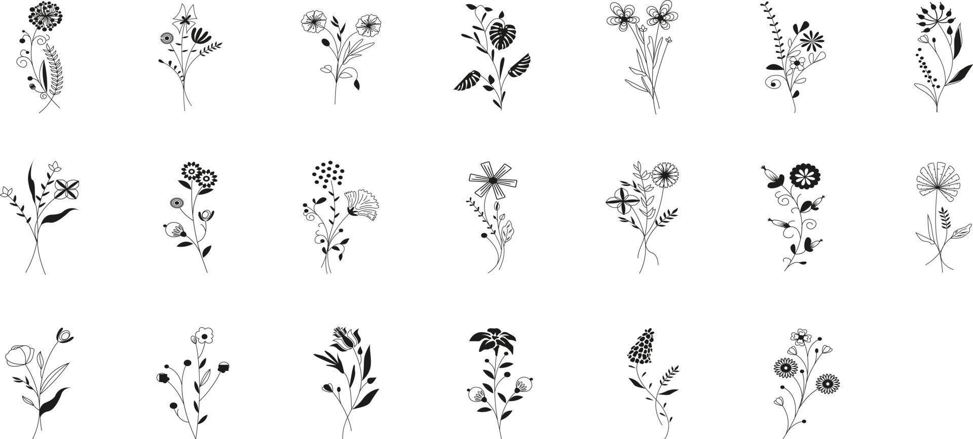 Vintage Rustic Set vector