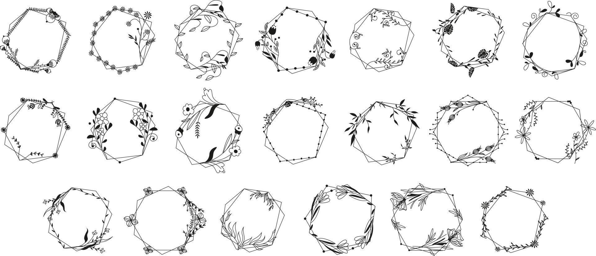 Luxury Frame Set vector