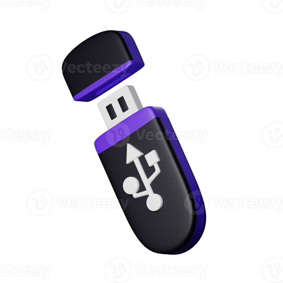 chiavetta USB 3d icona png