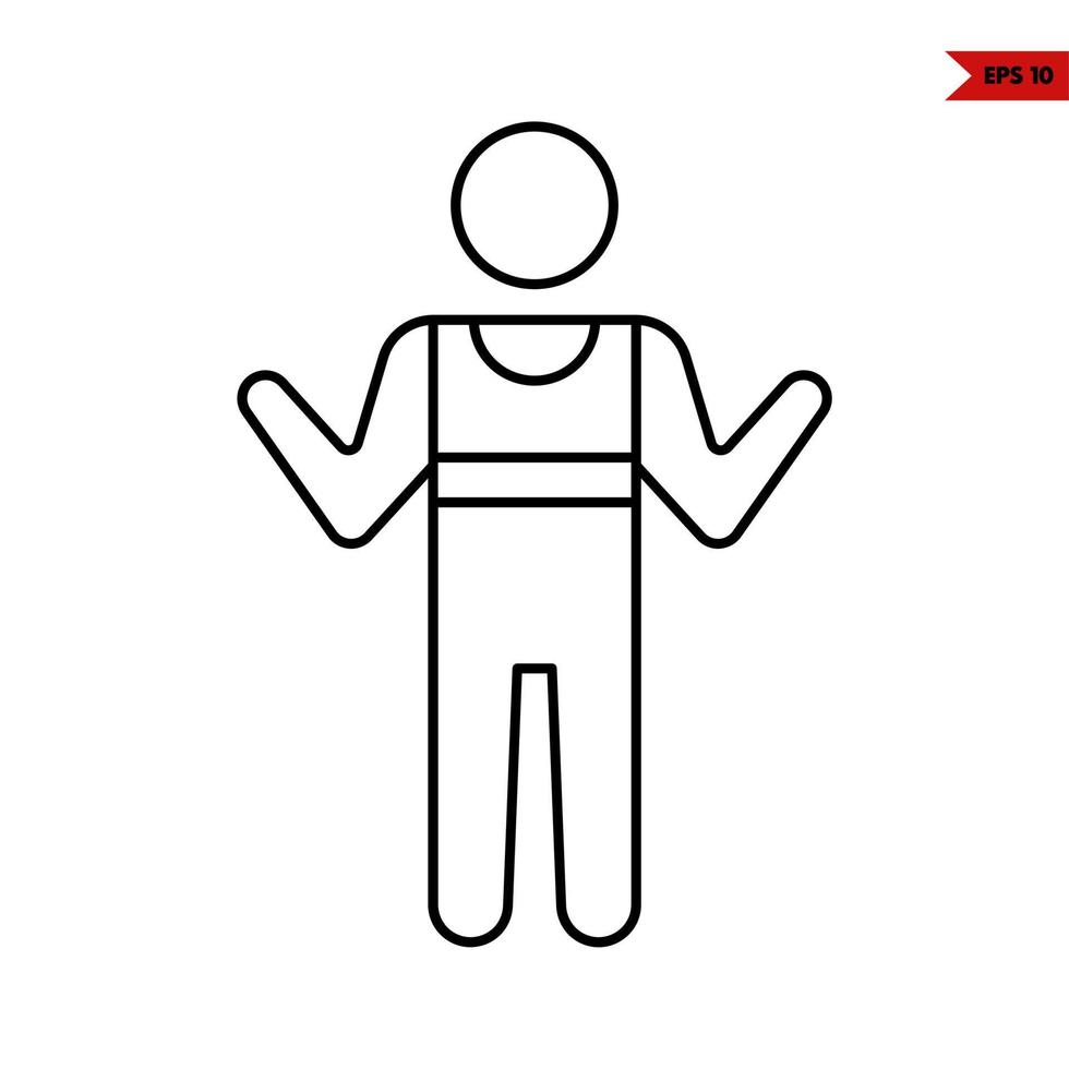 activity line icon vector