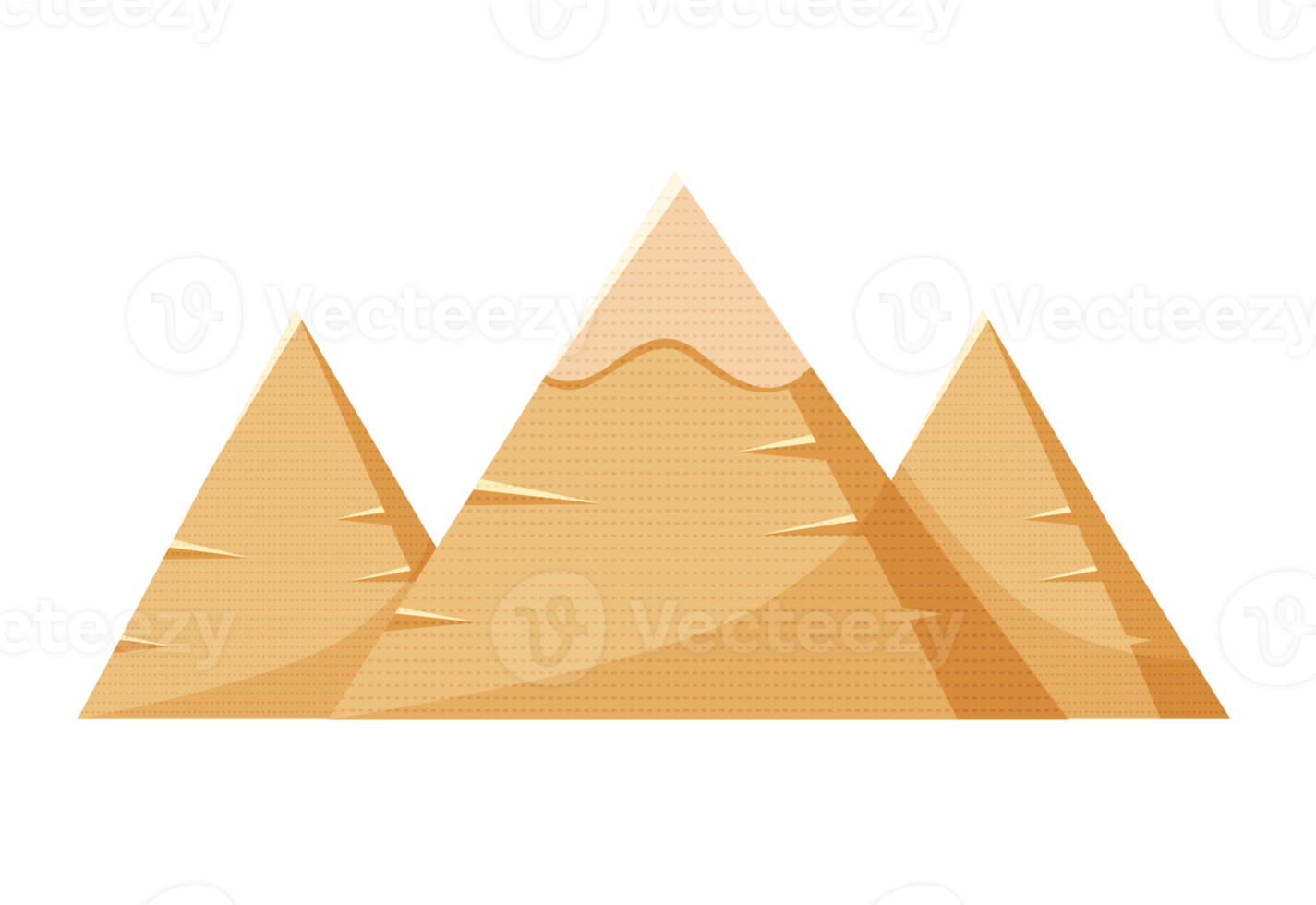 Egyptian pyramids. old architecture ancient buildings png