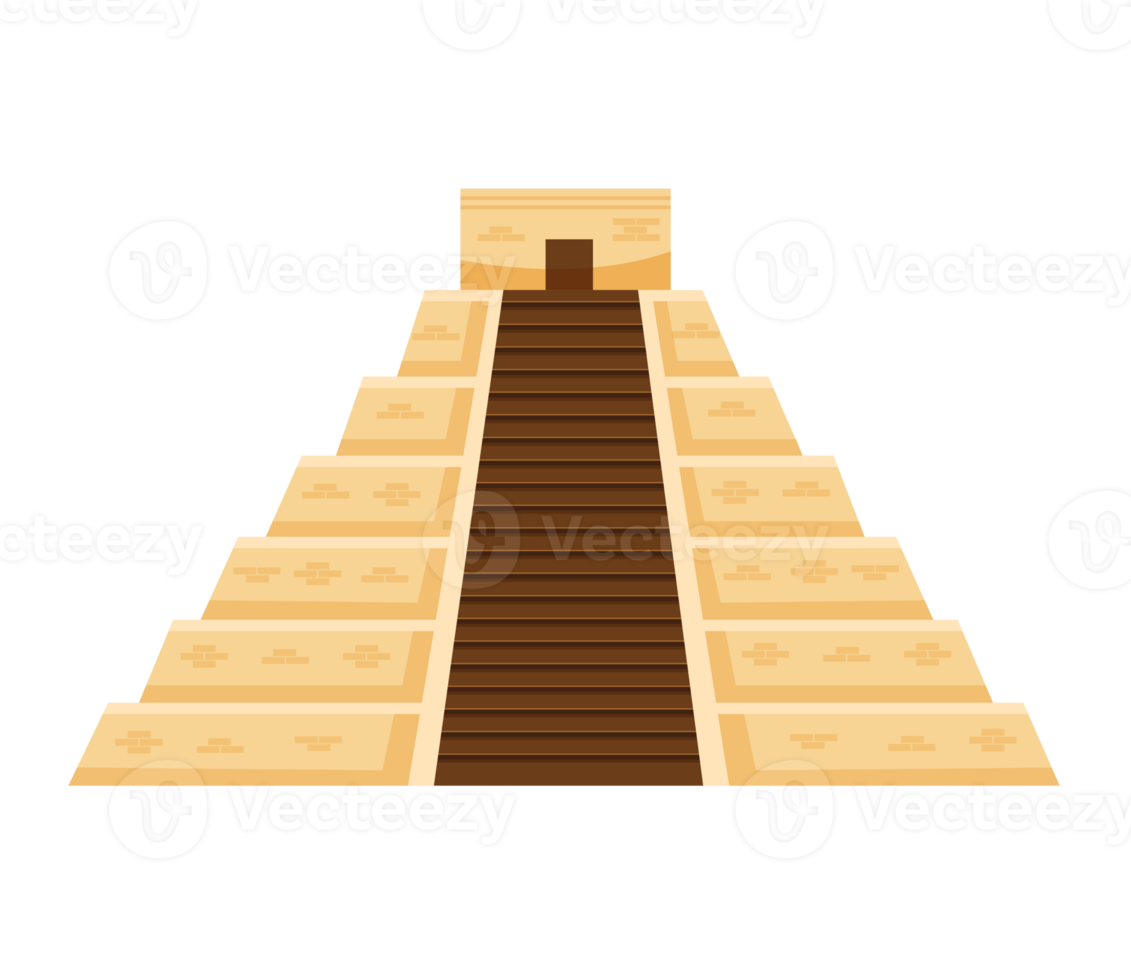 aztekisch Pyramide berühmt Wahrzeichen png