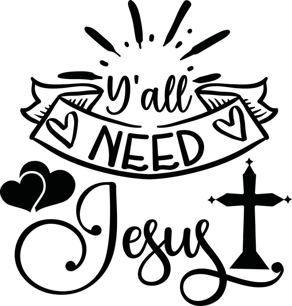 Christian Svg Design vector