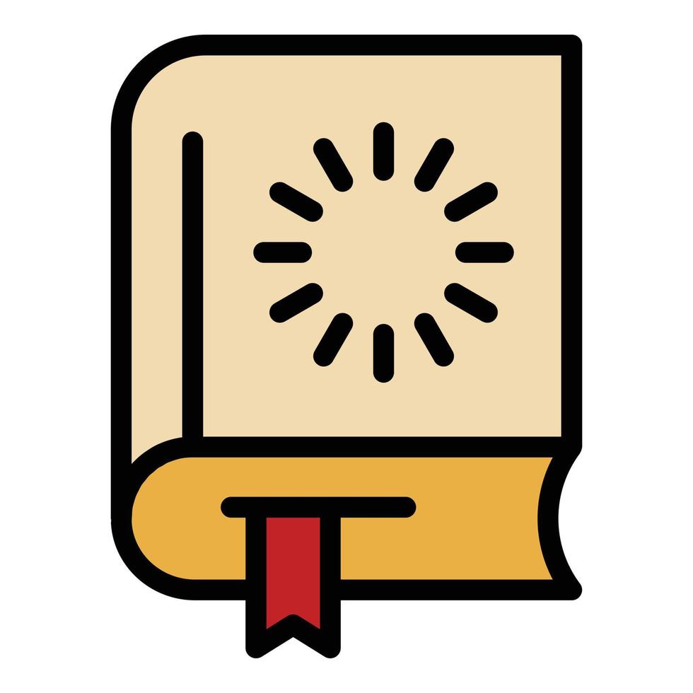 Loading book icon vector flat