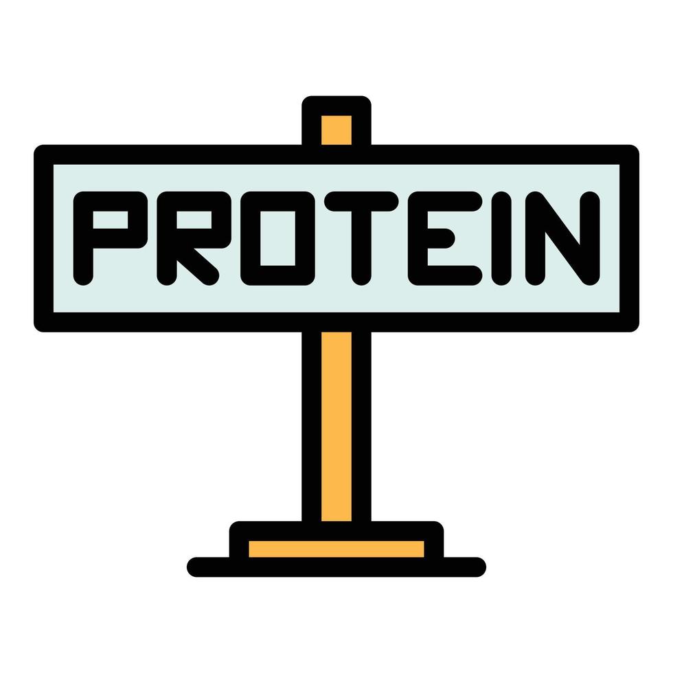 Healthy protein icon vector flat