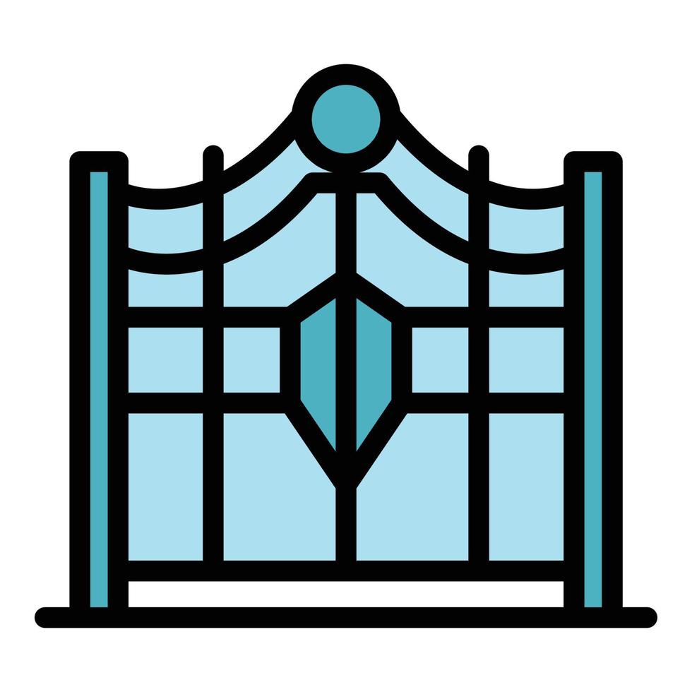 Gate control icon vector flat 21781852 Vector Art at Vecteezy
