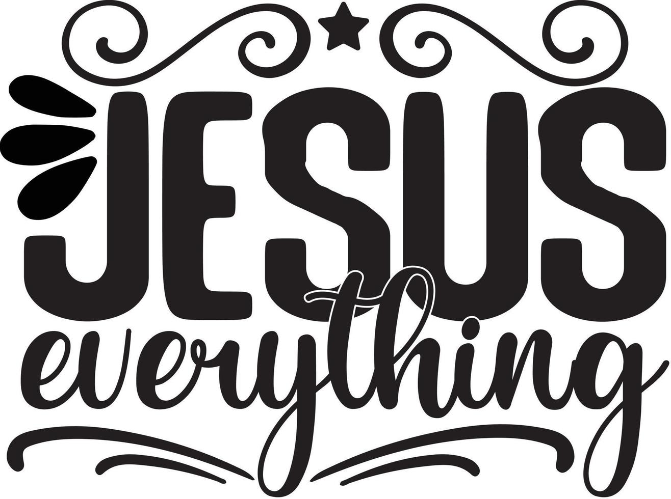 Christian Svg Design vector