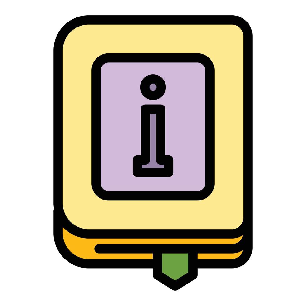 Consumer information icon vector flat