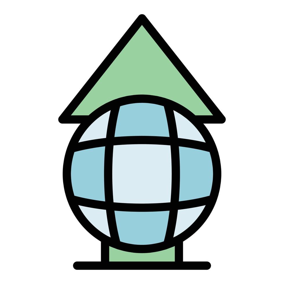 Human resources global search icon vector flat
