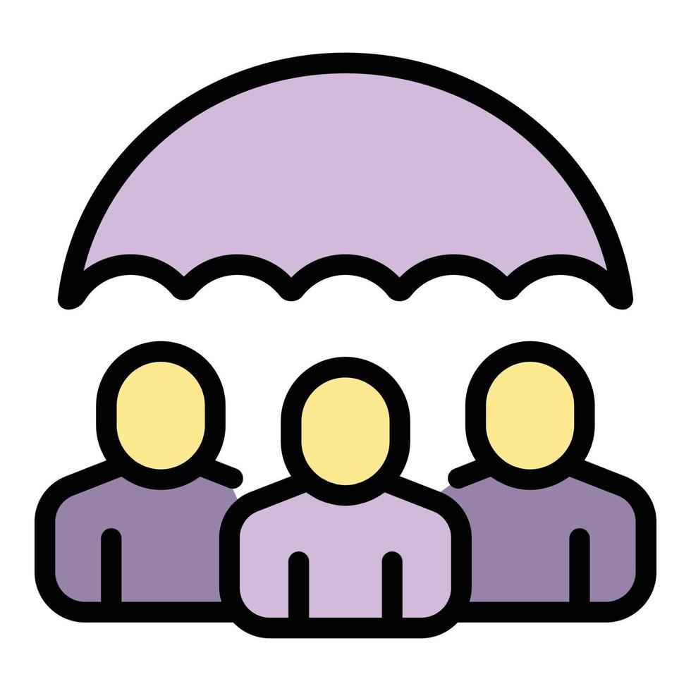 Liability people group icon vector flat