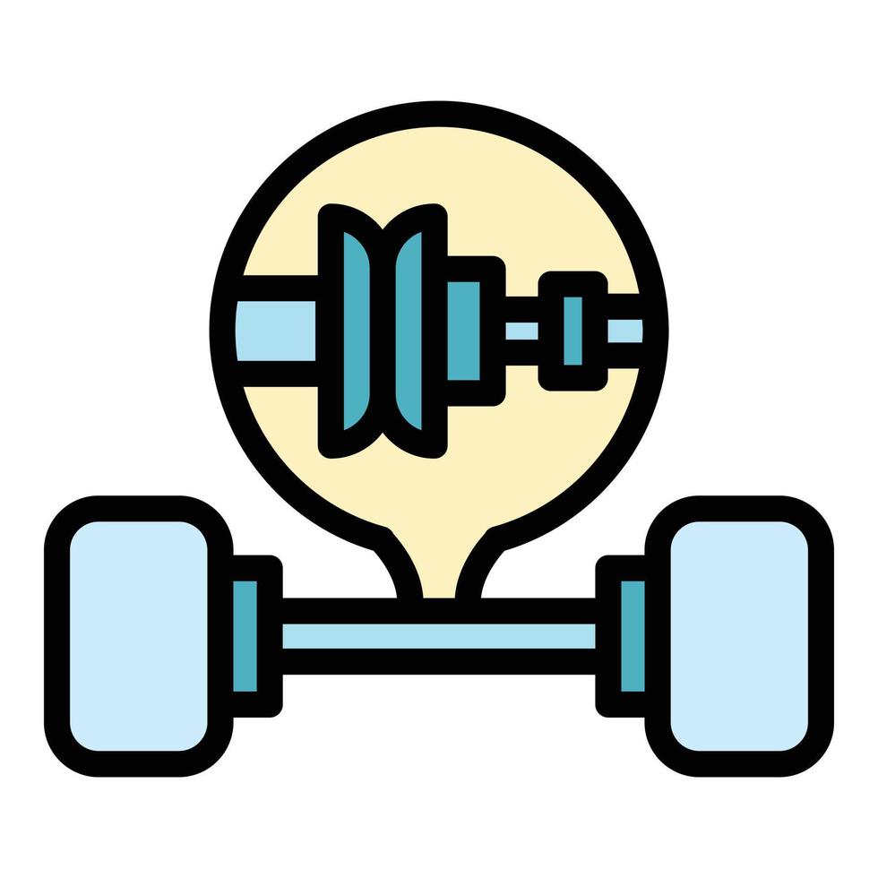 Clutch mechanism icon vector flat