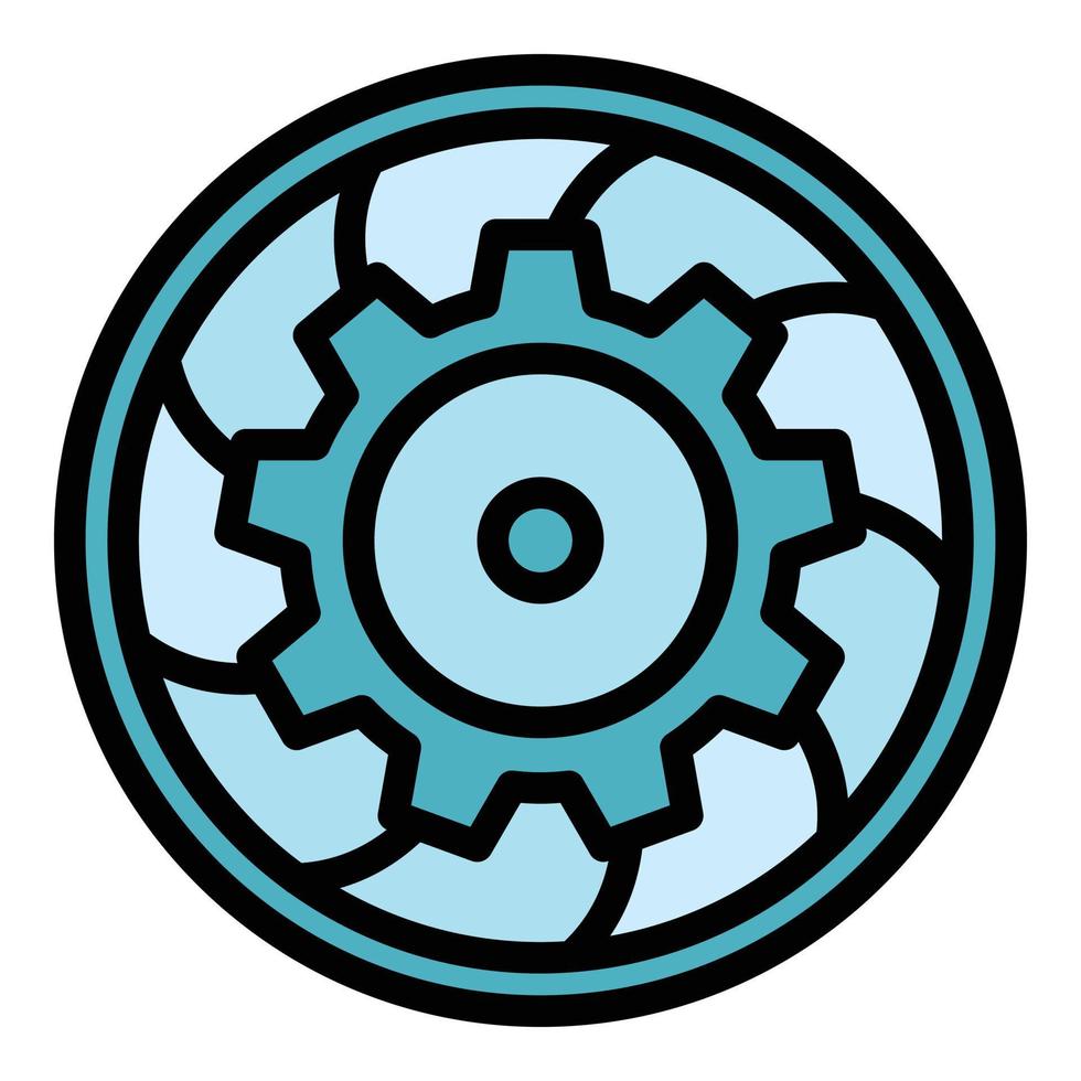 Clutch car device icon vector flat