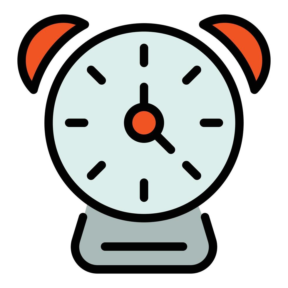 School lunch time icon vector flat