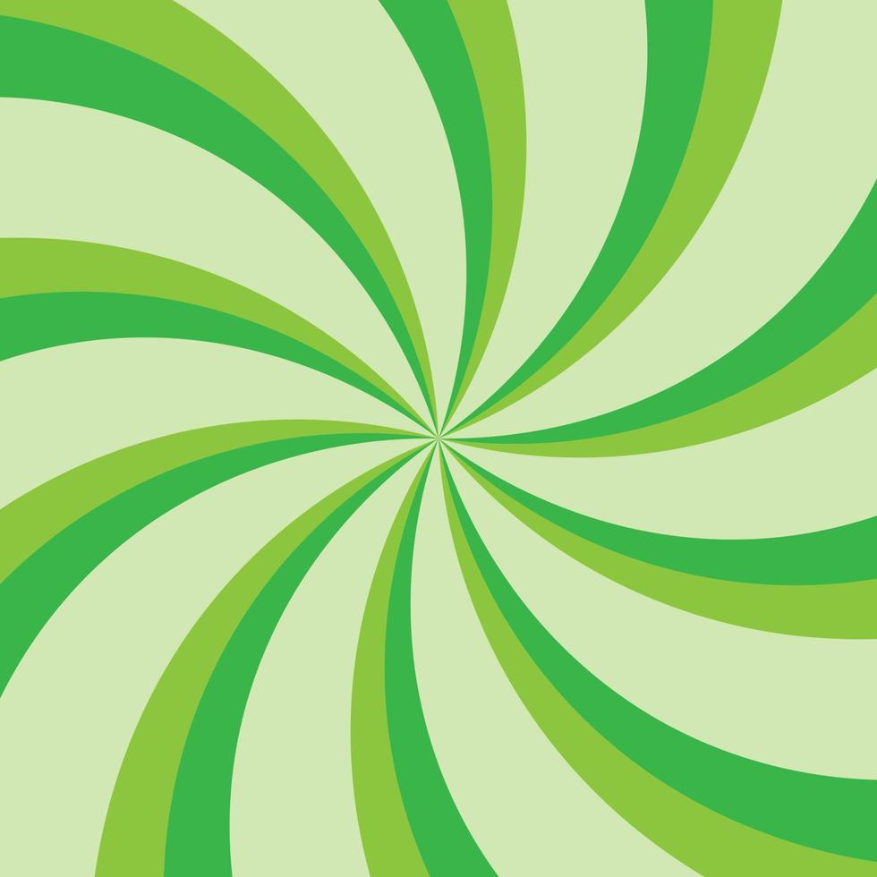 Green swirl radial pattern background. Green background, interior. Pro vector pattern.