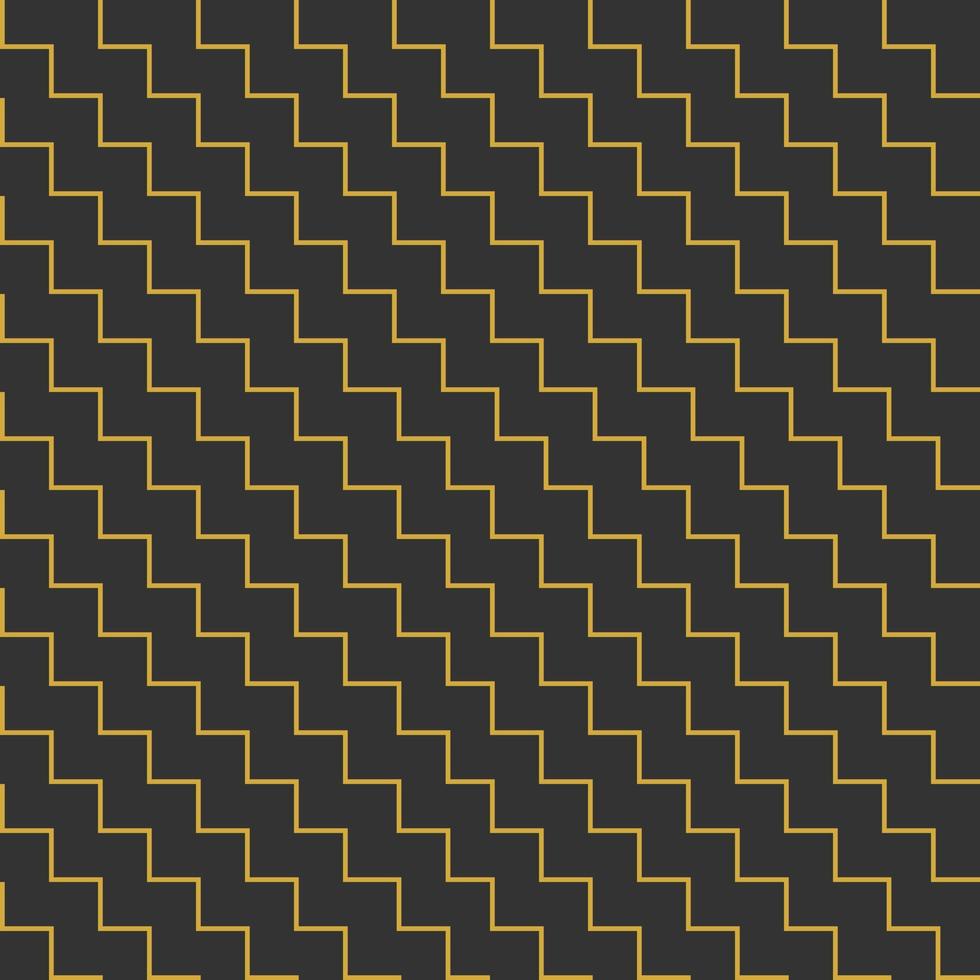 Yellow zig-zag lines modern pattern for interior decor, wall, print, background, wallpaper. Modern repeating geometry pattern design. Simple tiles and textures background concept. Free vector pattern.