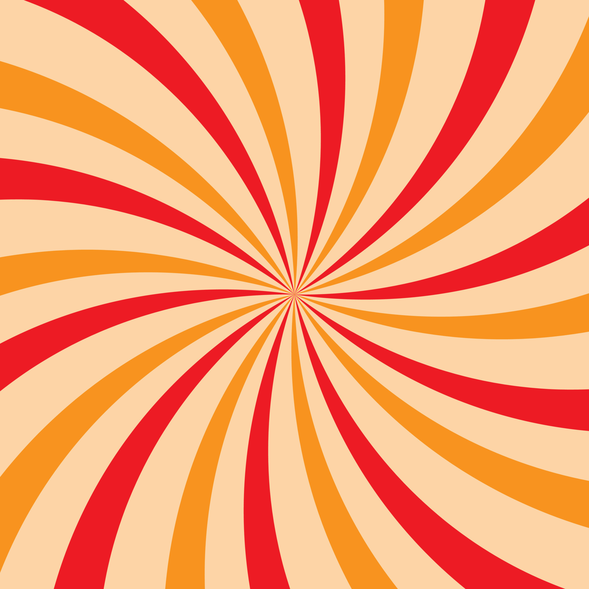 Twisting red and orange abstract vector pattern. Pro vector pattern