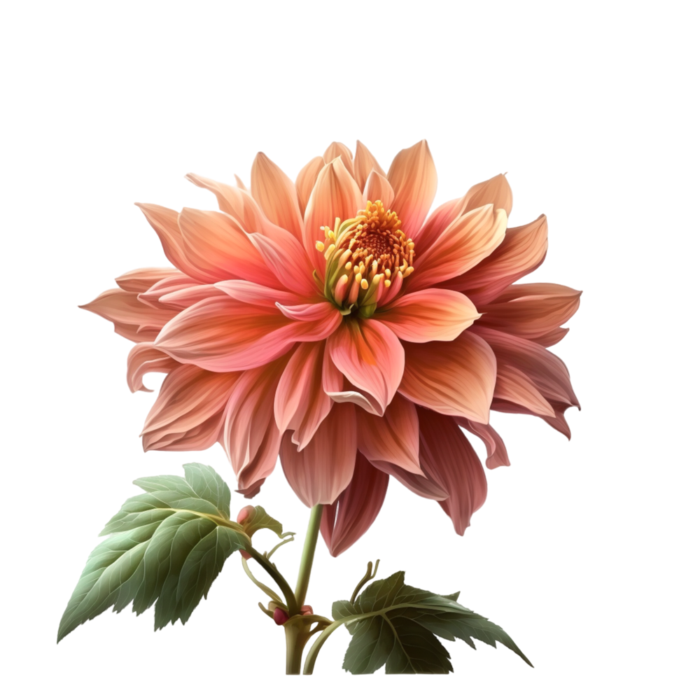 Pink Flower with transparent background png