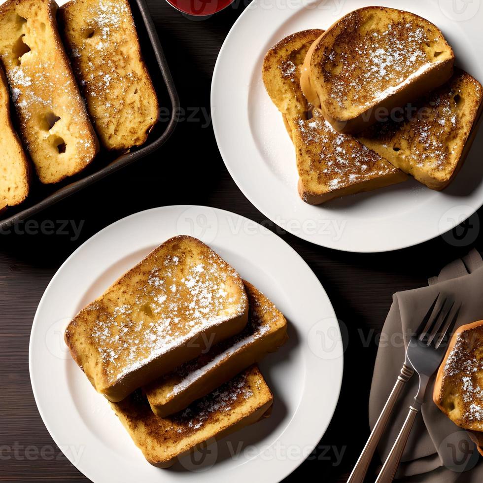 plain french toast, generative art by A.I. 21783942 Stock Photo at Vecteezy