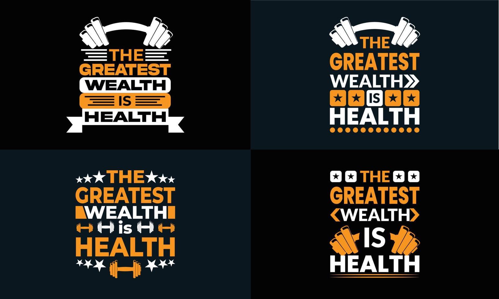 best gym and fitness t shirt design design for inspiration vector