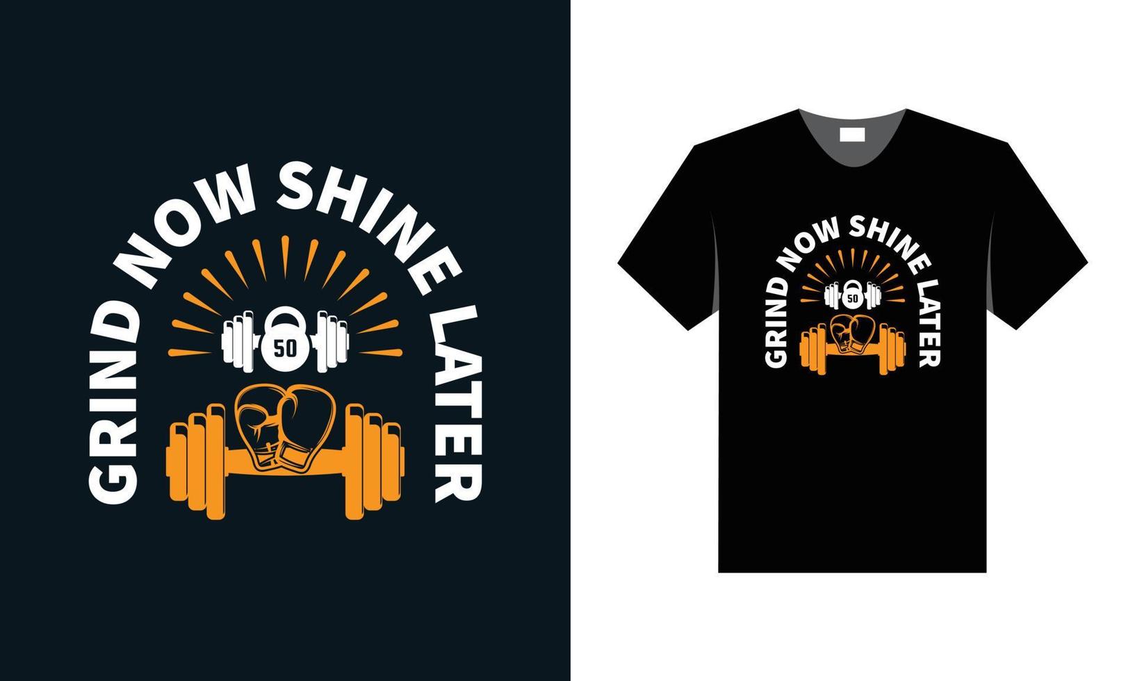 best gym and fitness t shirt design design for inspiration vector