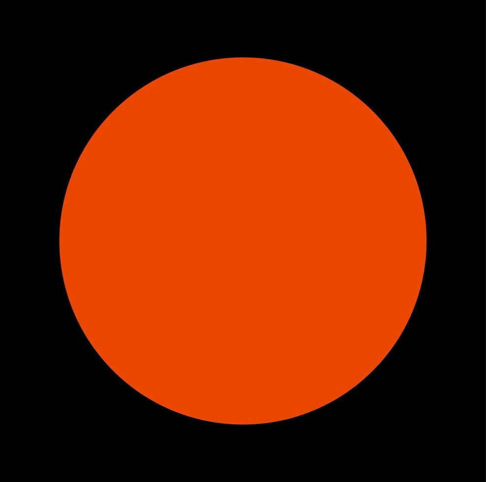 The Mars planet graphic icon vector on black background.