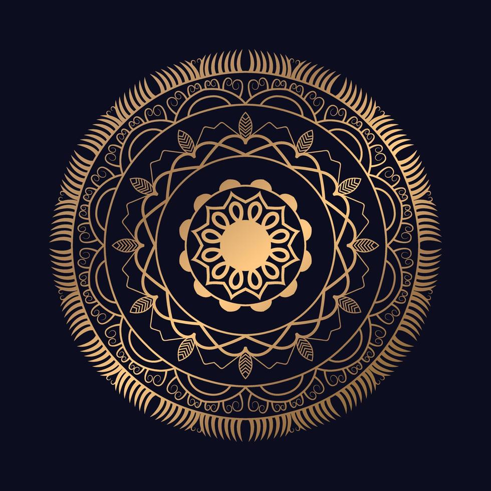 Premium mandala Vector with Luxury golden islamic pattern