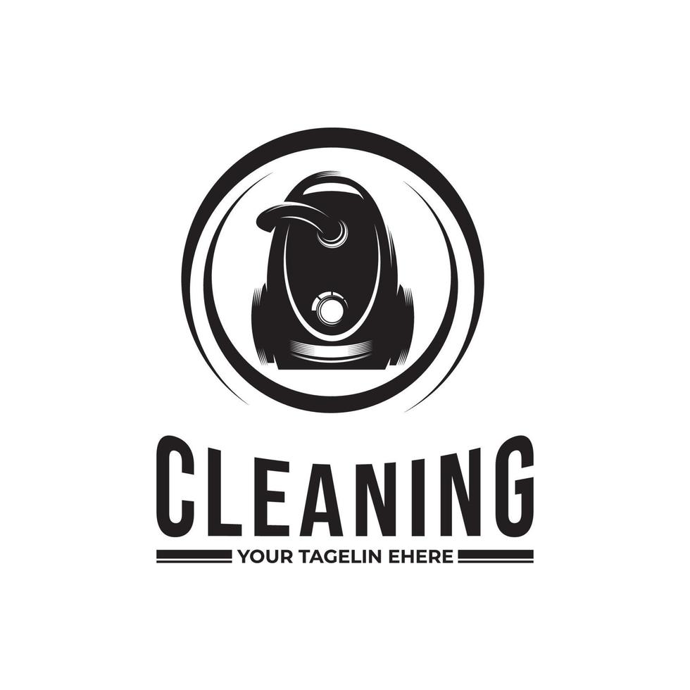 Vacuum Cleaner Logo Design Template vector