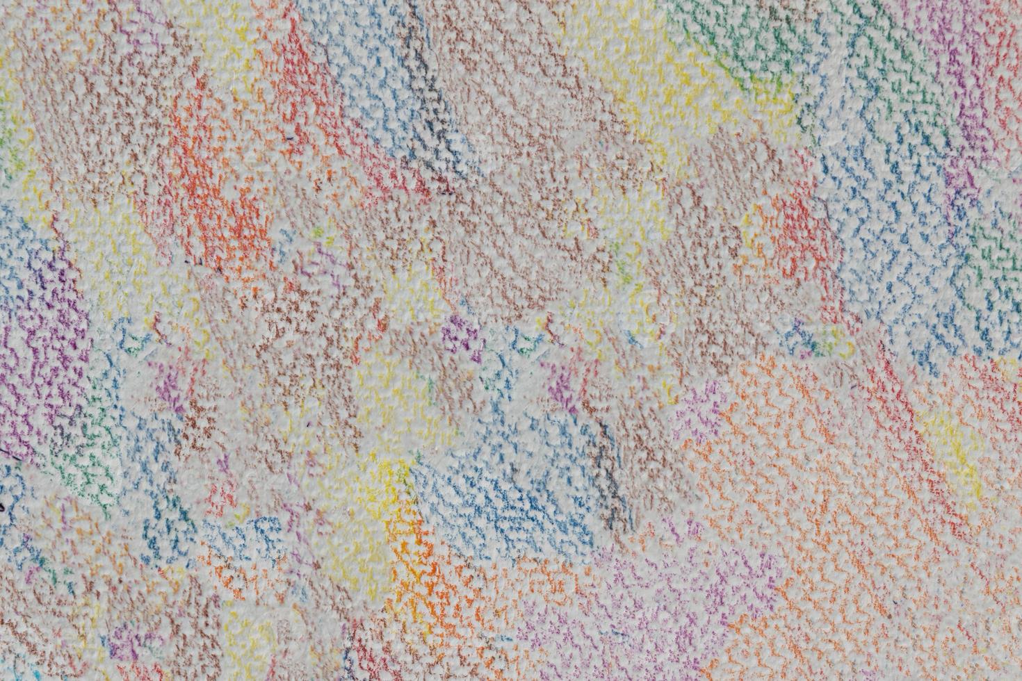 Abstract color pencil draw on paper background. photo
