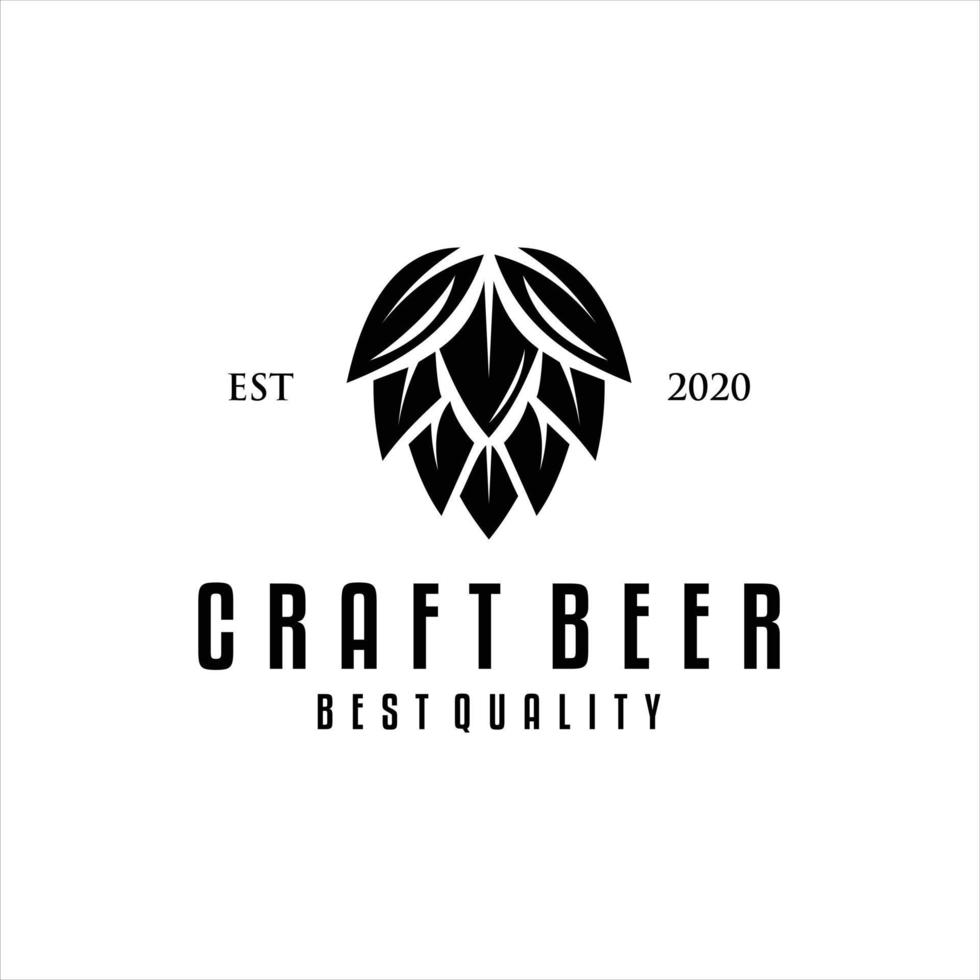 Retro badge logo for vintage products and businesses such as night club, whiskey, brewery, wine, craft beer, restaurant, handmade product. vector