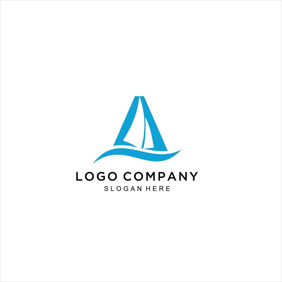 sail logo vector illustration design for use company brand business