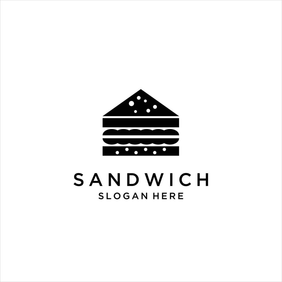 Sandwich icon isolated on clean background. Sandwich icon concept drawing icon in modern style. Vector illustration, Sandwich line icon. Lunch, snack, toast. Food concept. Vector illustration
