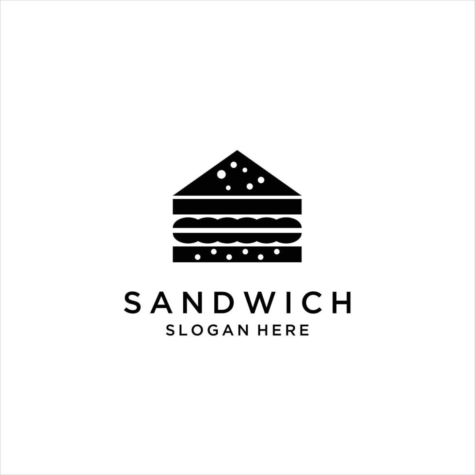 Sandwich icon isolated on clean background. Sandwich icon concept drawing icon in modern style. Vector illustration, Sandwich line icon. Lunch, snack, toast. Food concept. Vector illustration