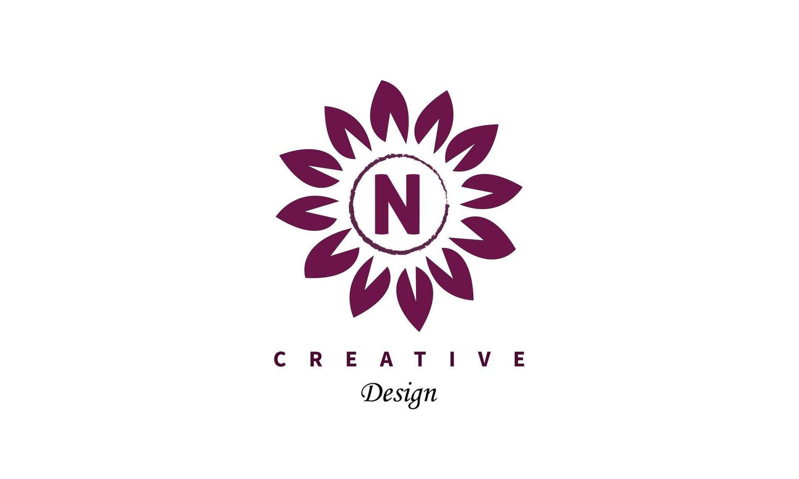 Letter mark water color vector logo icon design