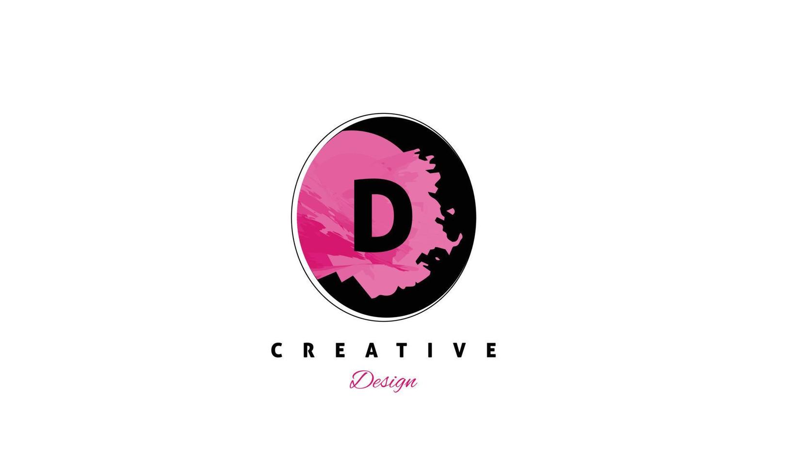 d logo design vector