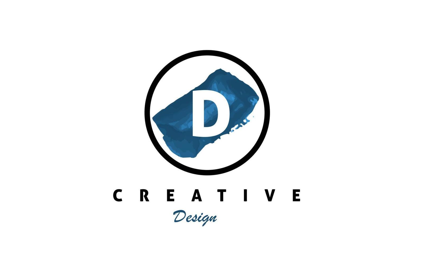 d logo design vector