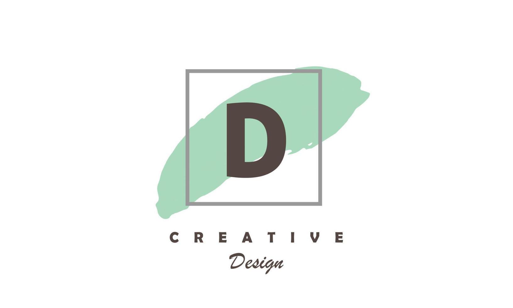 d logo design vector