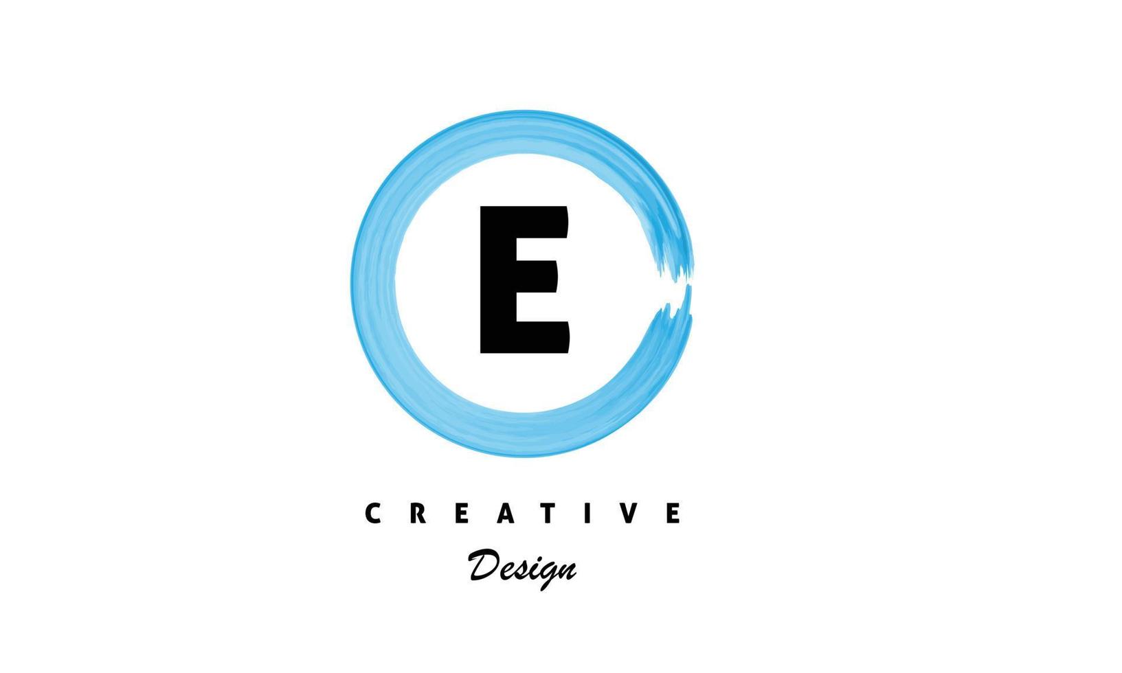 EPS E letter logo water color template for your company. Vector art for graphic and logo design..ep