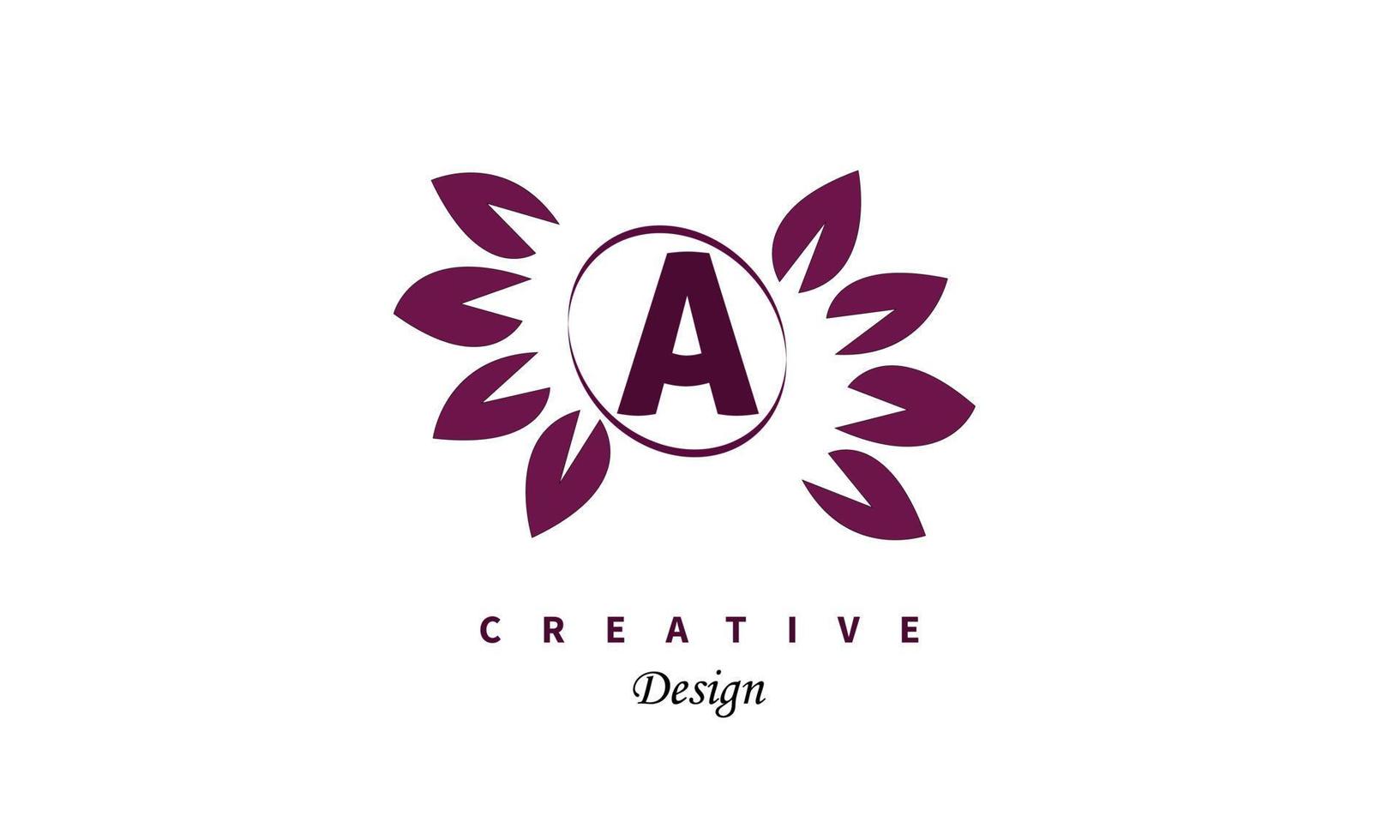 Letter mark water color vector logo icon design