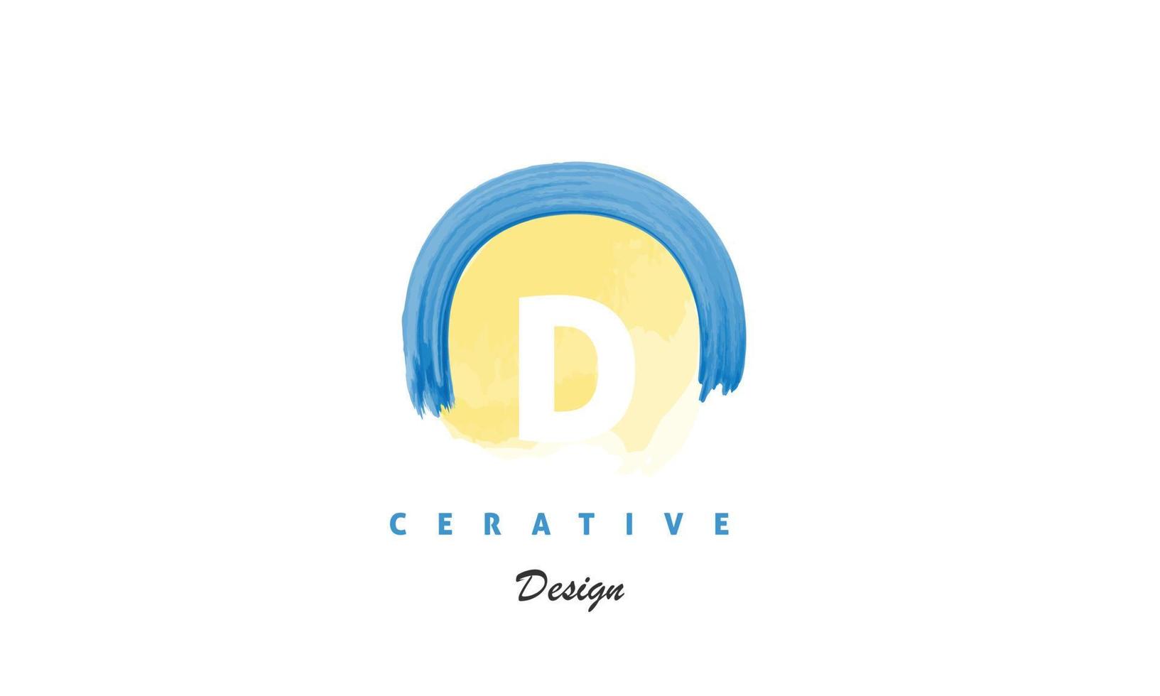 d logo design vector