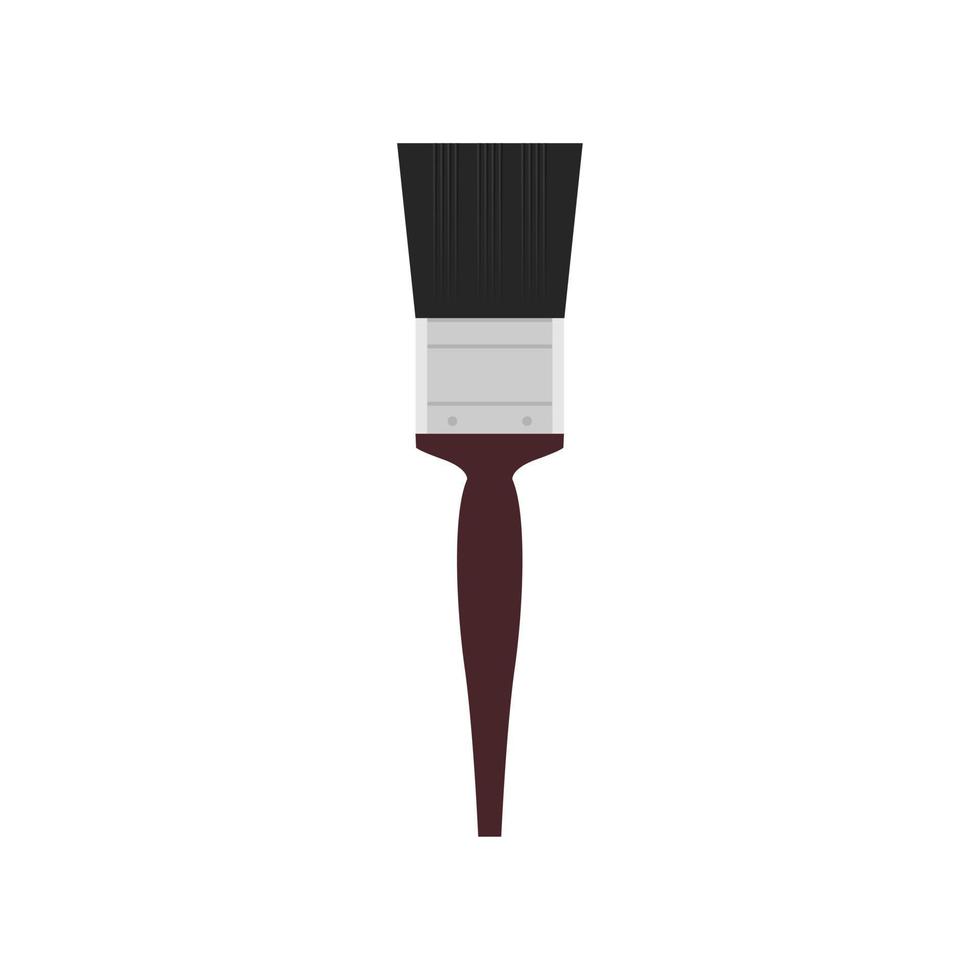 paint brush flat design vector illustration