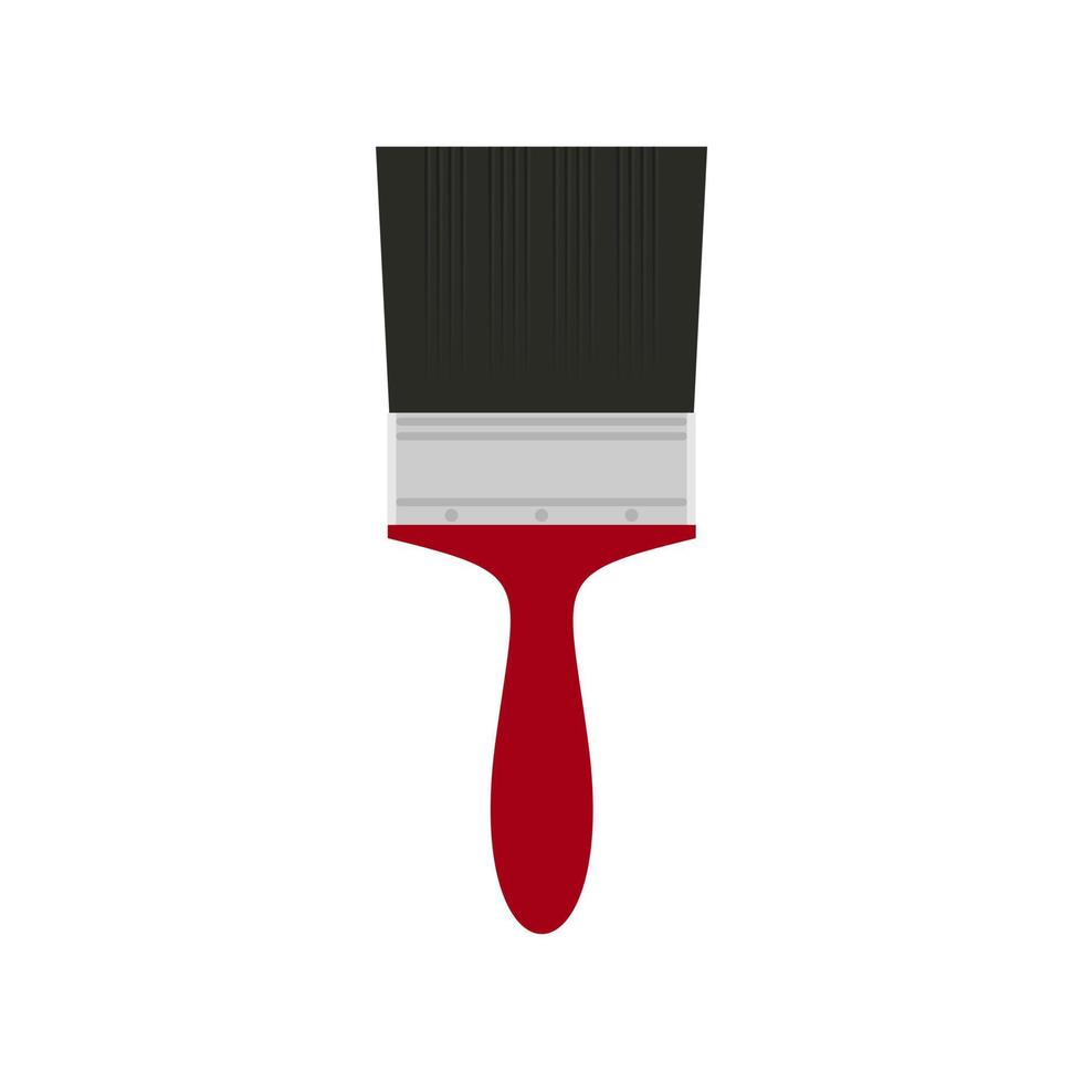 paint brush flat design vector illustration