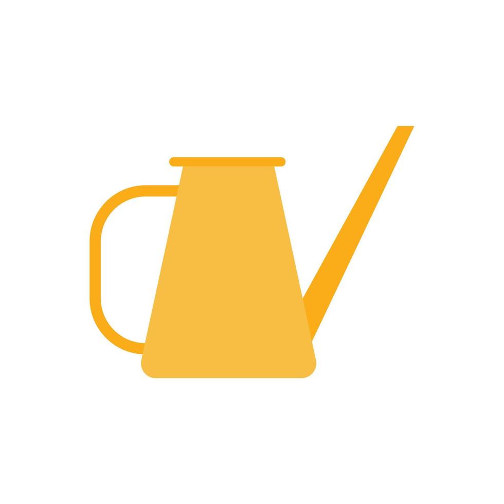 watering can flat design vector illustration