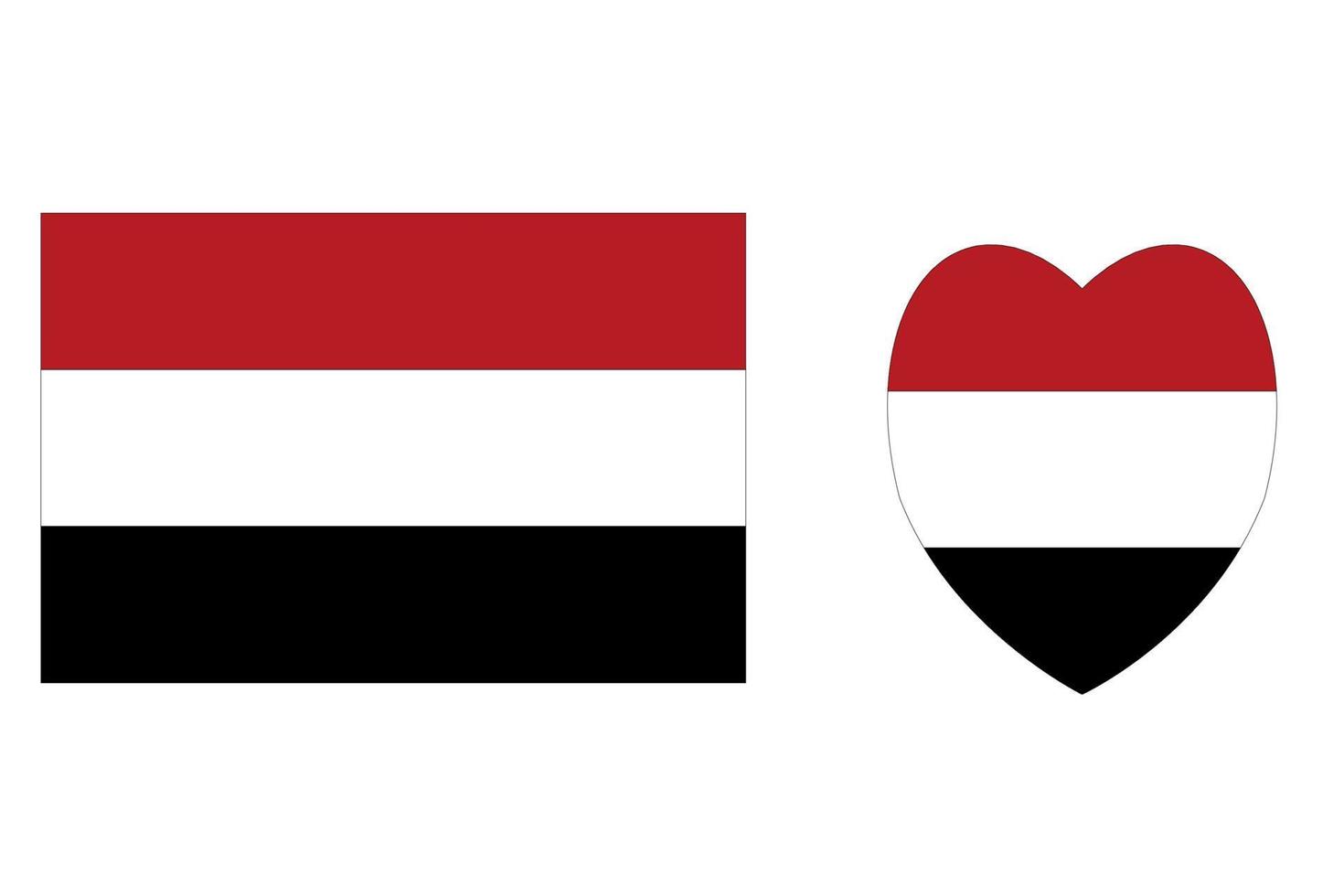 Yemen Flag Vector Free Vector