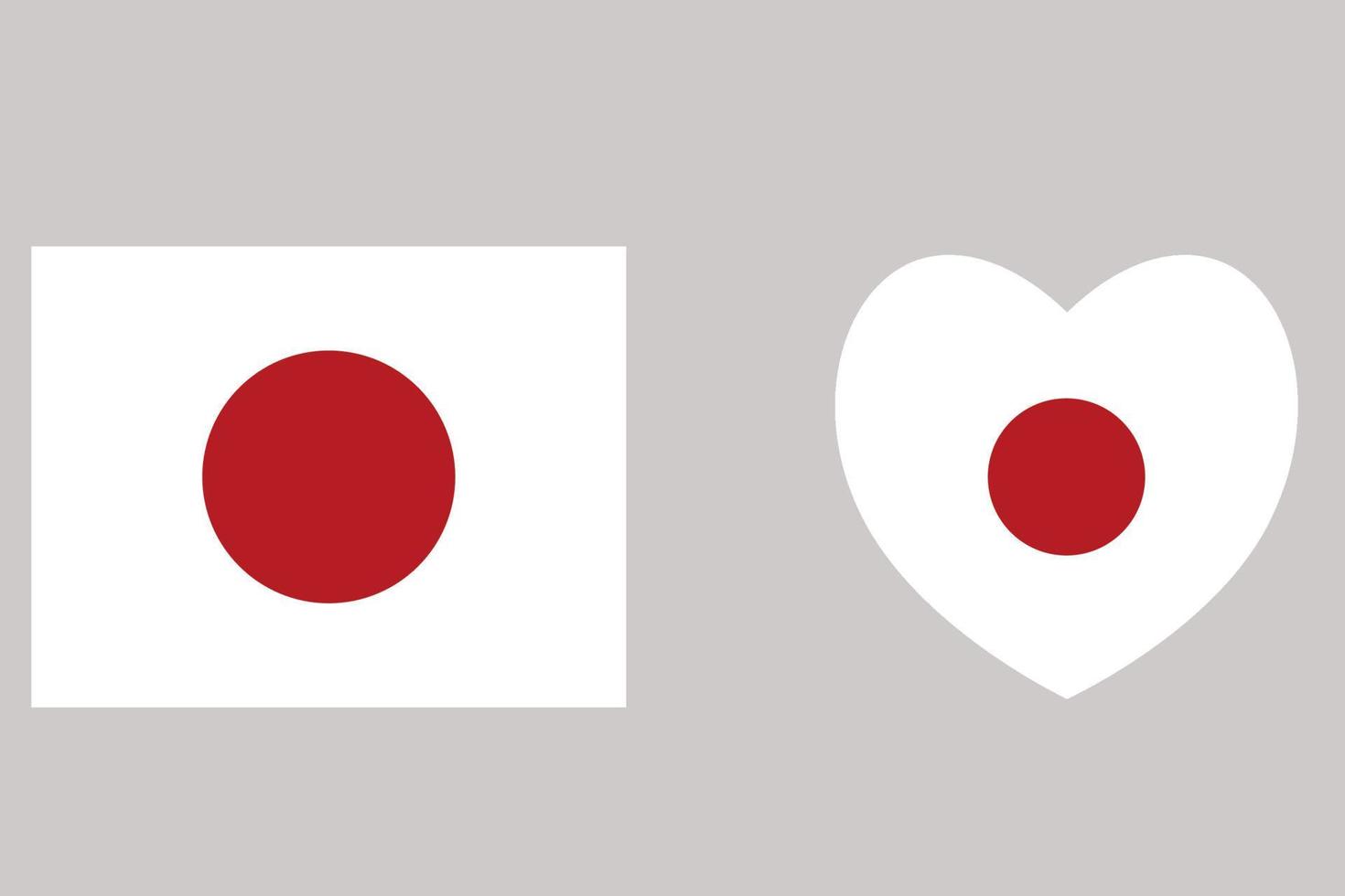 Japan Flag symbol sign Free Vector