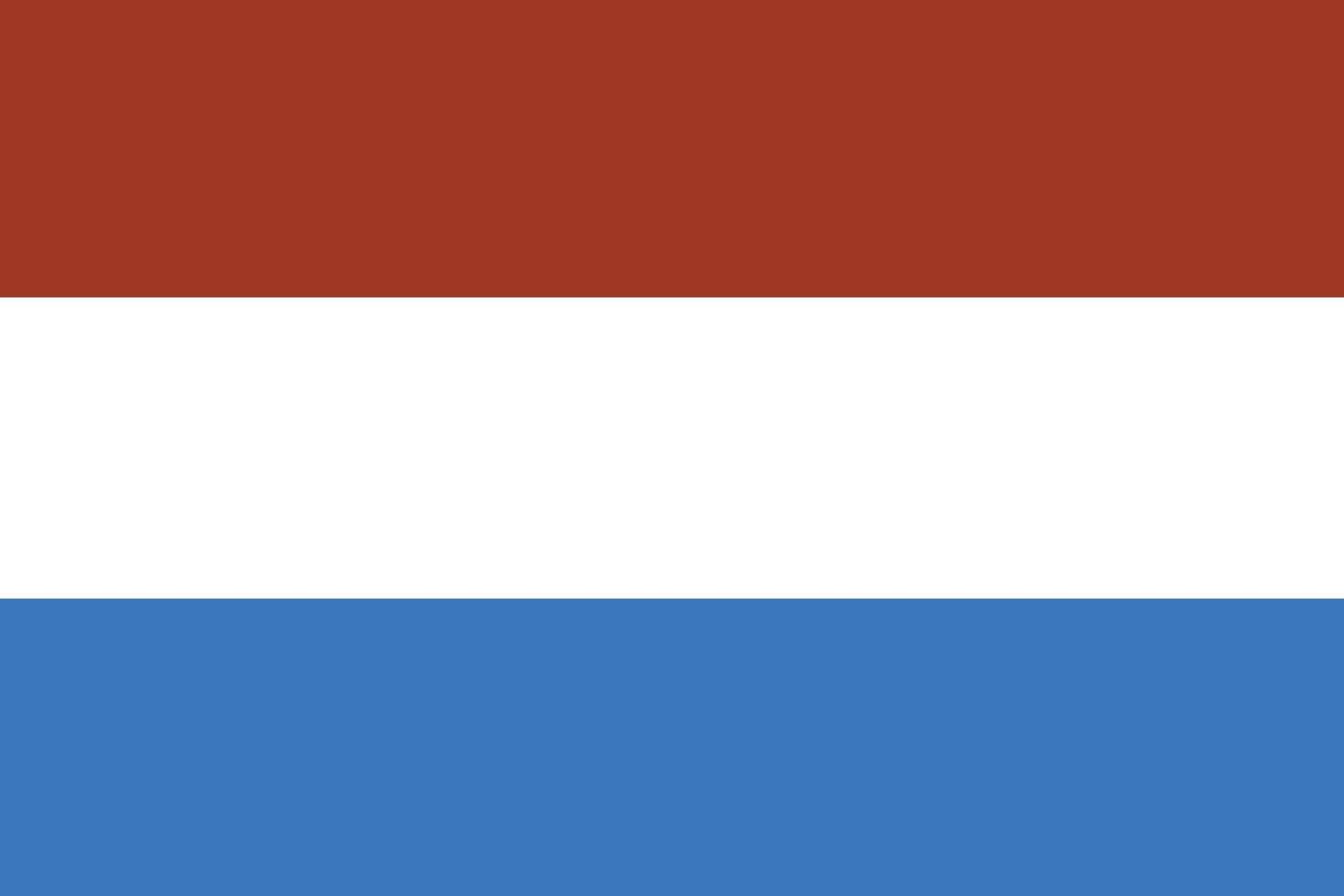 Vectorial illustration of the flag of Luxembourg Free Vector