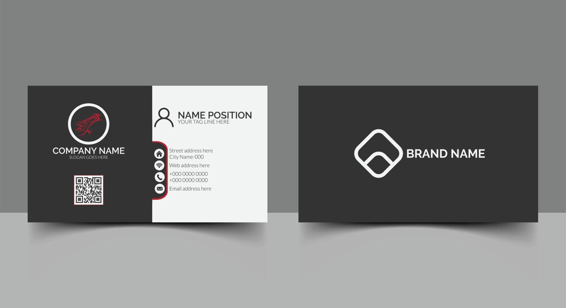 Business card design vector