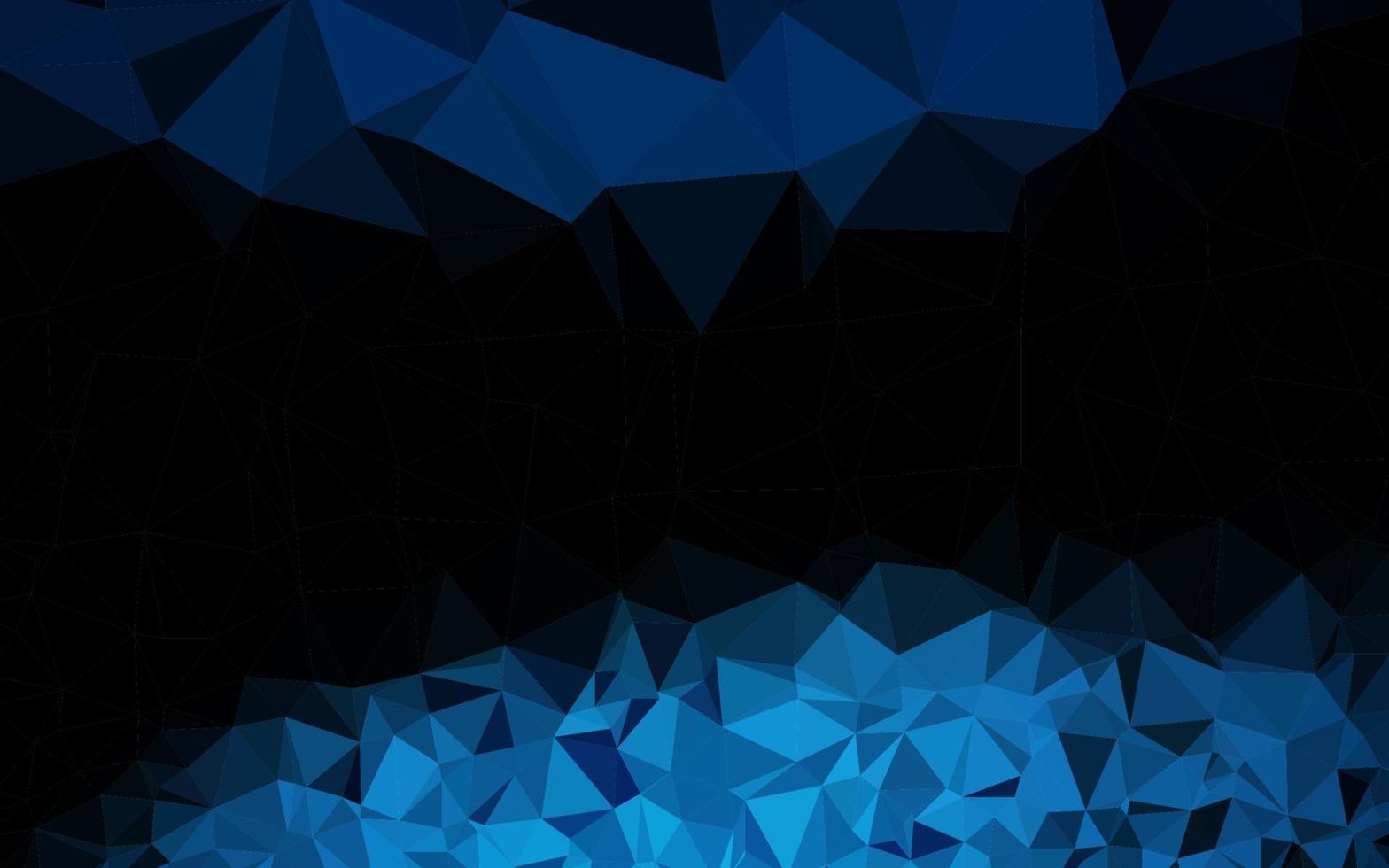 Dark BLUE vector abstract mosaic background.