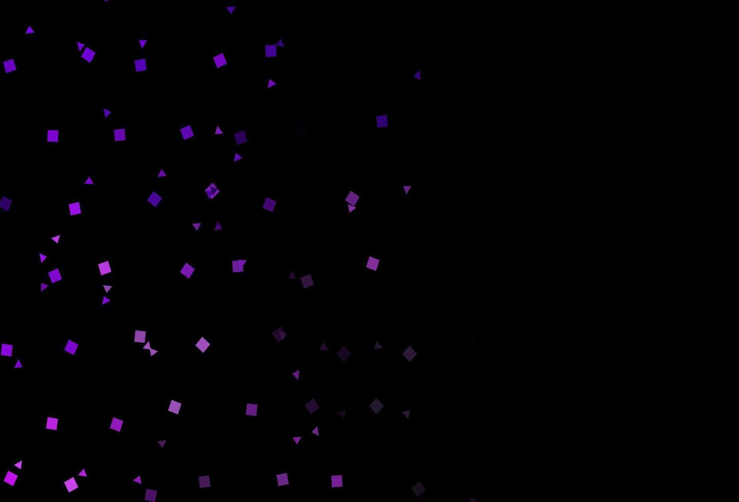 Dark Purple vector pattern in polygonal style with circles.
