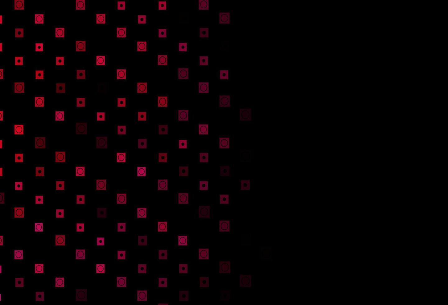 Dark Purple vector template with circles, rectangles.