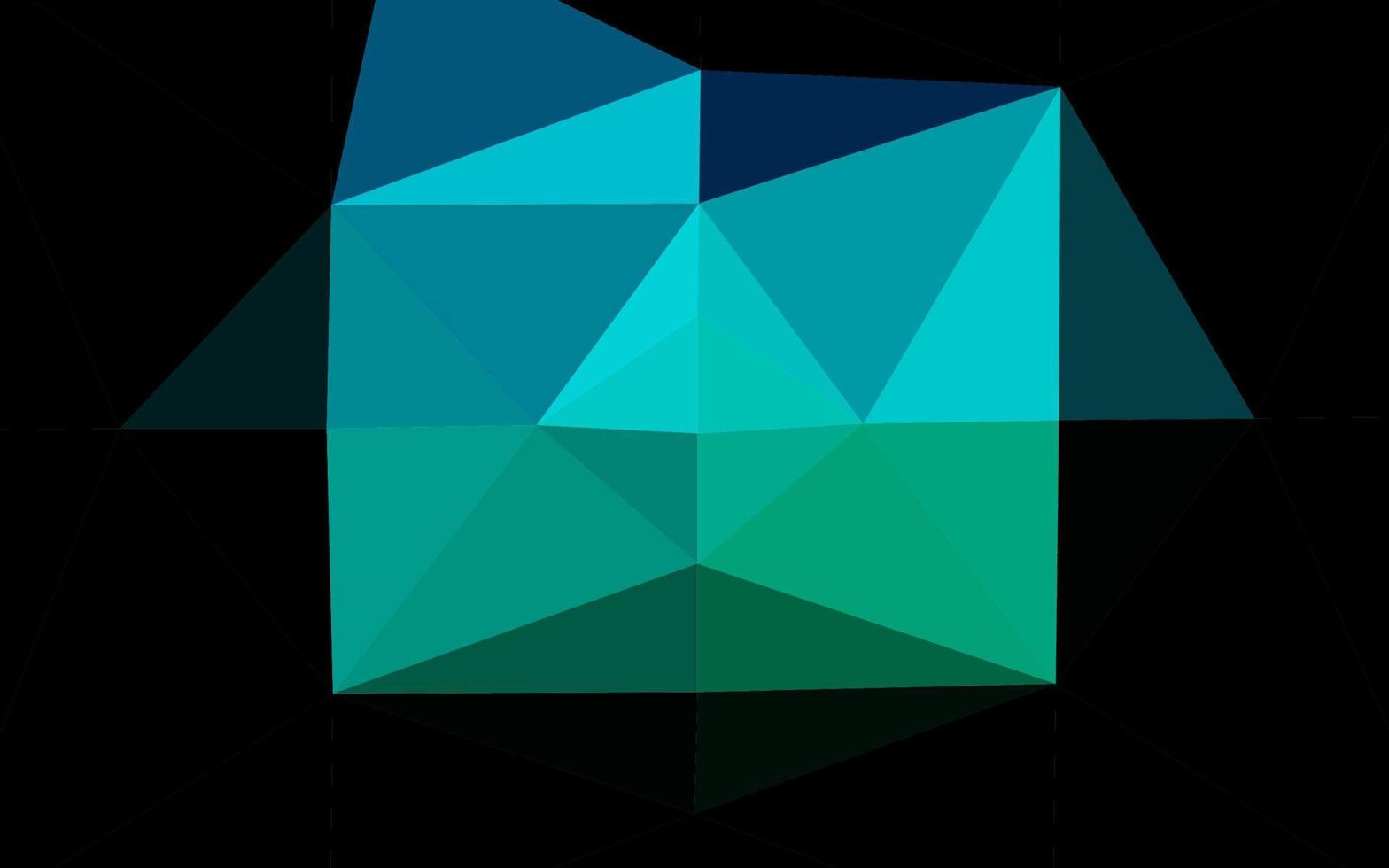 azul claro, vector verde textura de triángulo borroso.